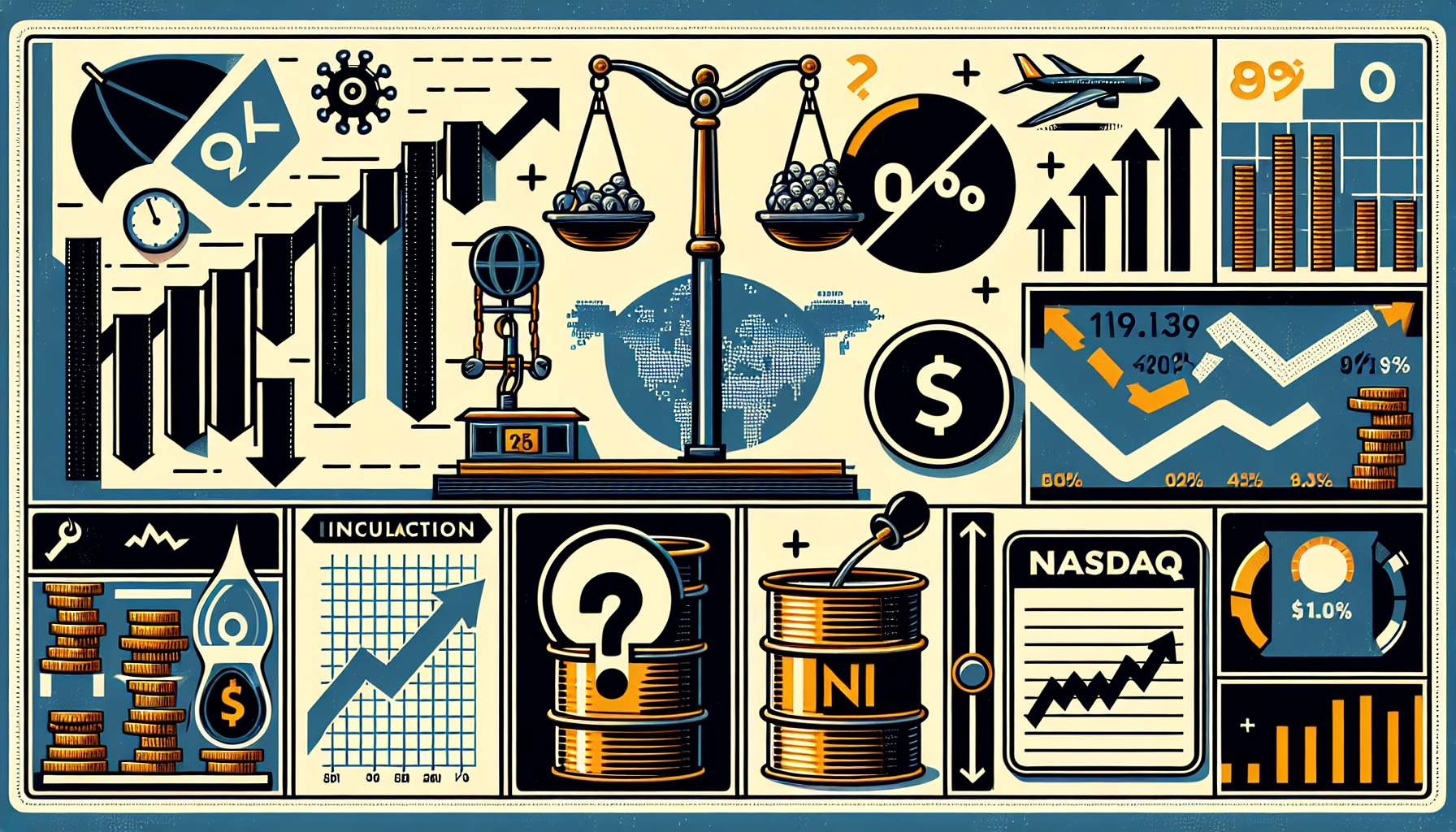 Market Outlook Mixed Amid Fed Signals and Global Uncertainty