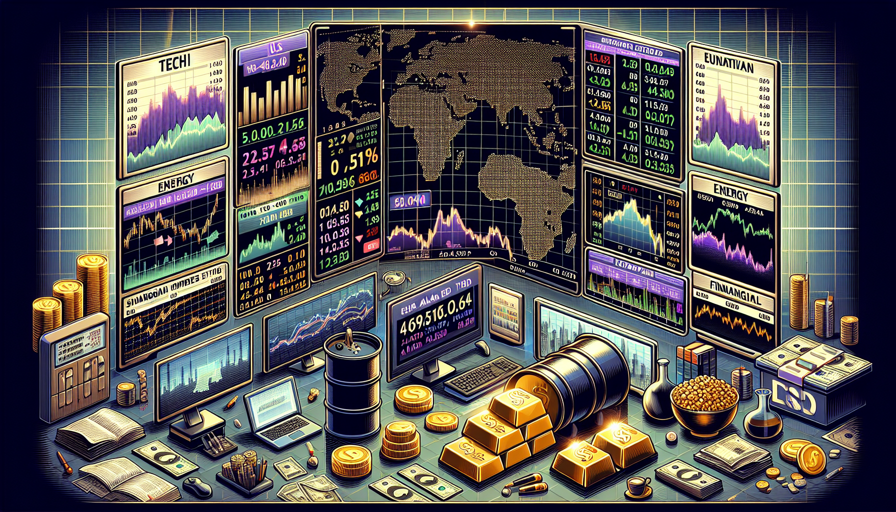 Markets React to Sticky Inflation and Geopolitical Tensions