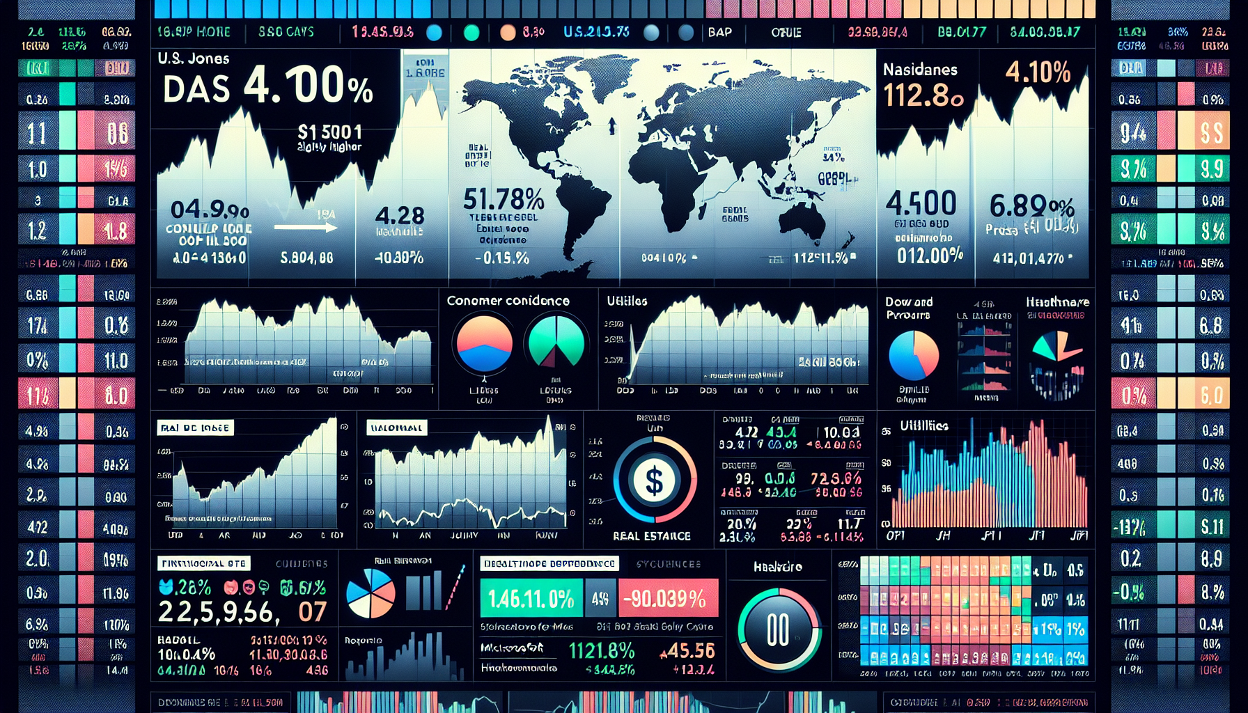US Markets Mixed Amid Strong Consumer Data and Fed Signals