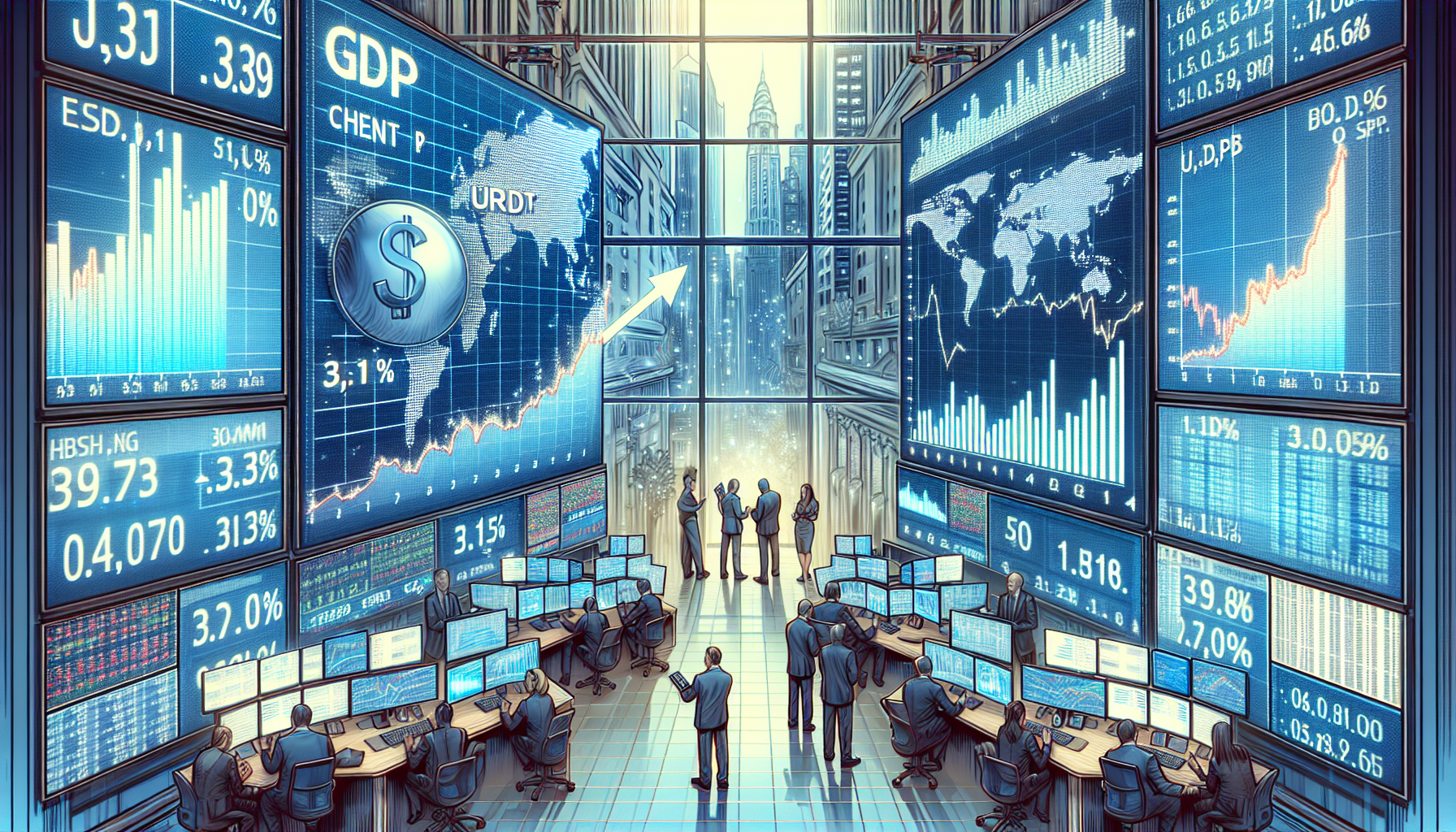 Global Markets React to GDP and Central Bank Signals