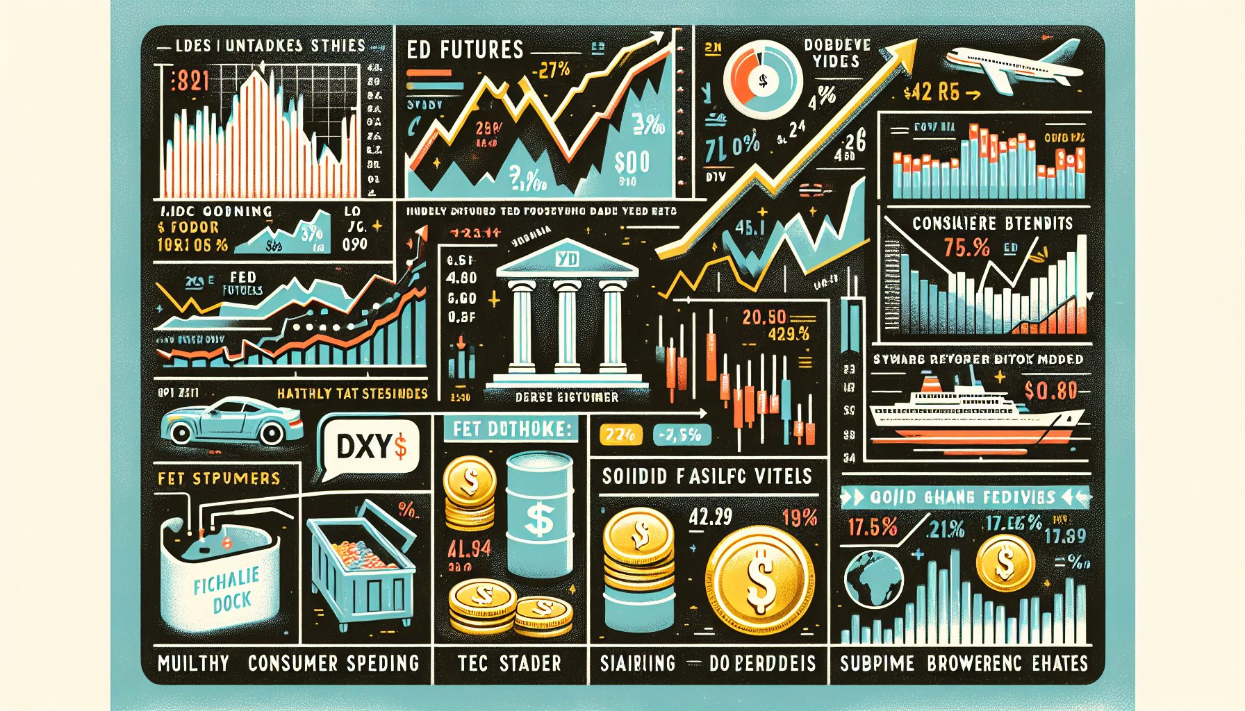 Equities Rise as Bond Market Signals Economic Caution